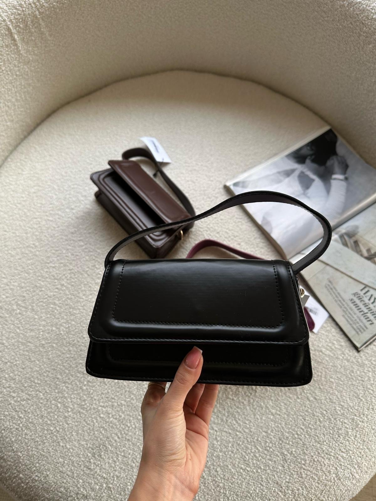 Minimalist Dikdörtgen Omuz Çantası