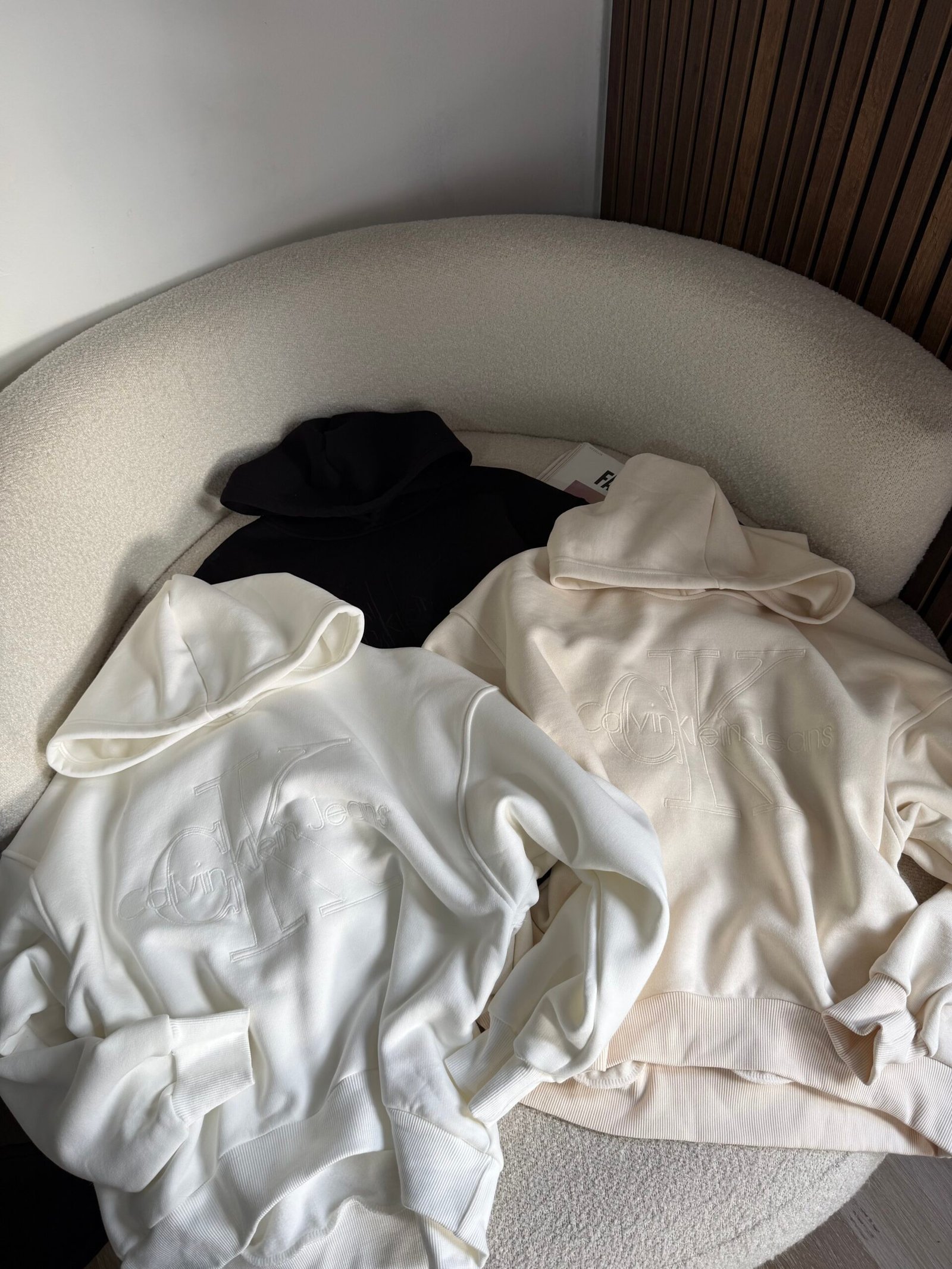 Şardonlu Kapüşonlu Nakışlı Polar Sweatshirt - Görsel 3