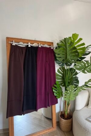 Bol Paça Palazzo Eşofman Altı