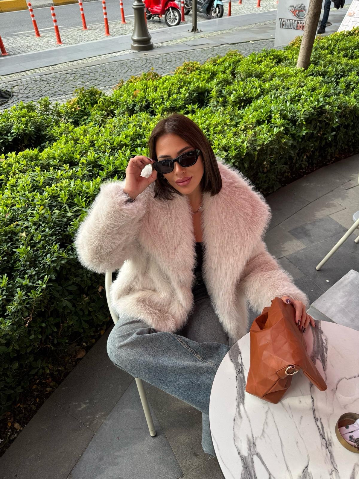 Kısa Yapay Kürk Ceket - Görsel 2