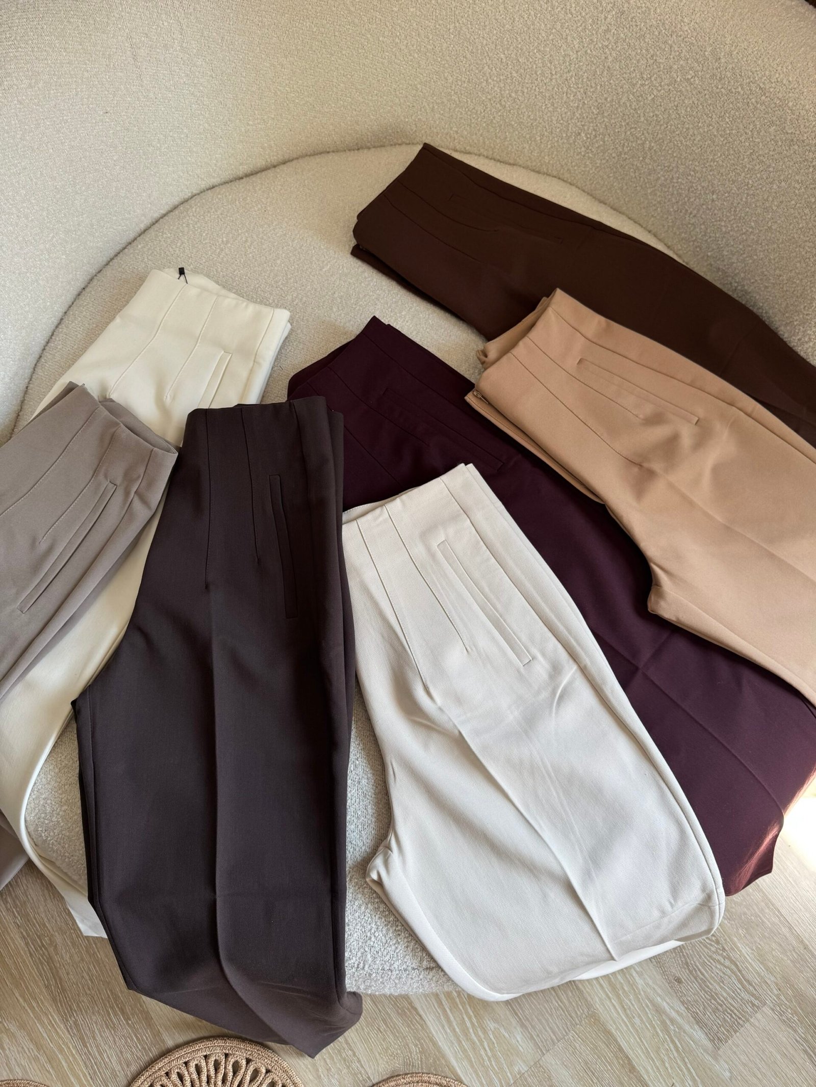 Yüksek Bel Pensli Havuç Kesim Kumaş Pantolon