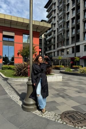 Kemerli Mevsimlik Trençkot