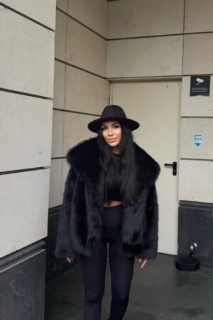 Şal Yaka Siyah Kürk