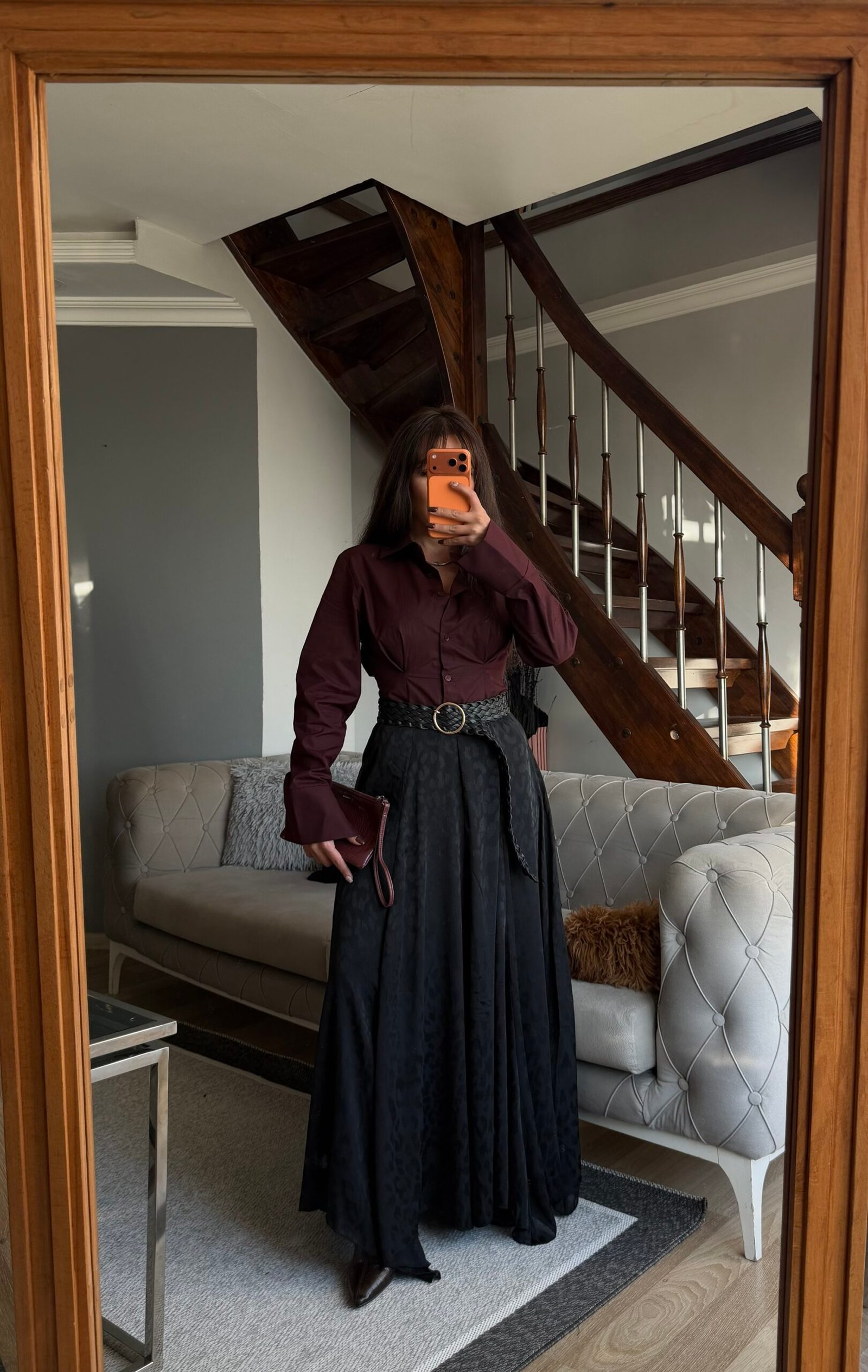 Leopar Desenli Asimetrik Astarlı Etek - Görsel 2