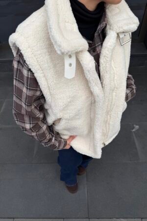 Teddy Fermuarlı Yelek