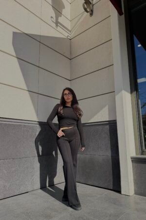 Yüksek bel Çimalı tayt