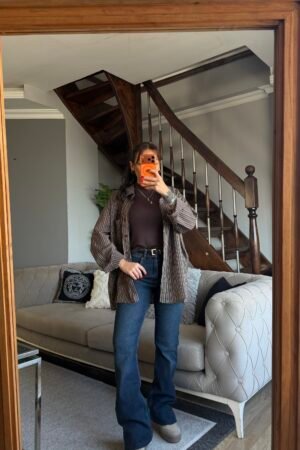 Yüksek bel İspanyol Jean