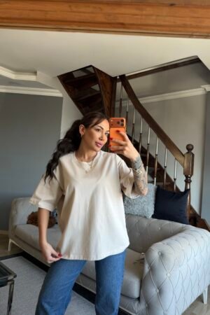 Basic Bisiklet Yaka Tişört