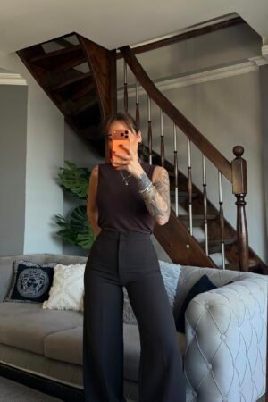 Sıfır Kol Balıkçı Yaka Body