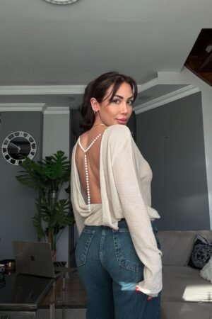 İnce dokulu, yumuşacık triko bluz