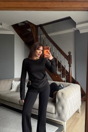 Tokalı Çelik Kumaş Bluz