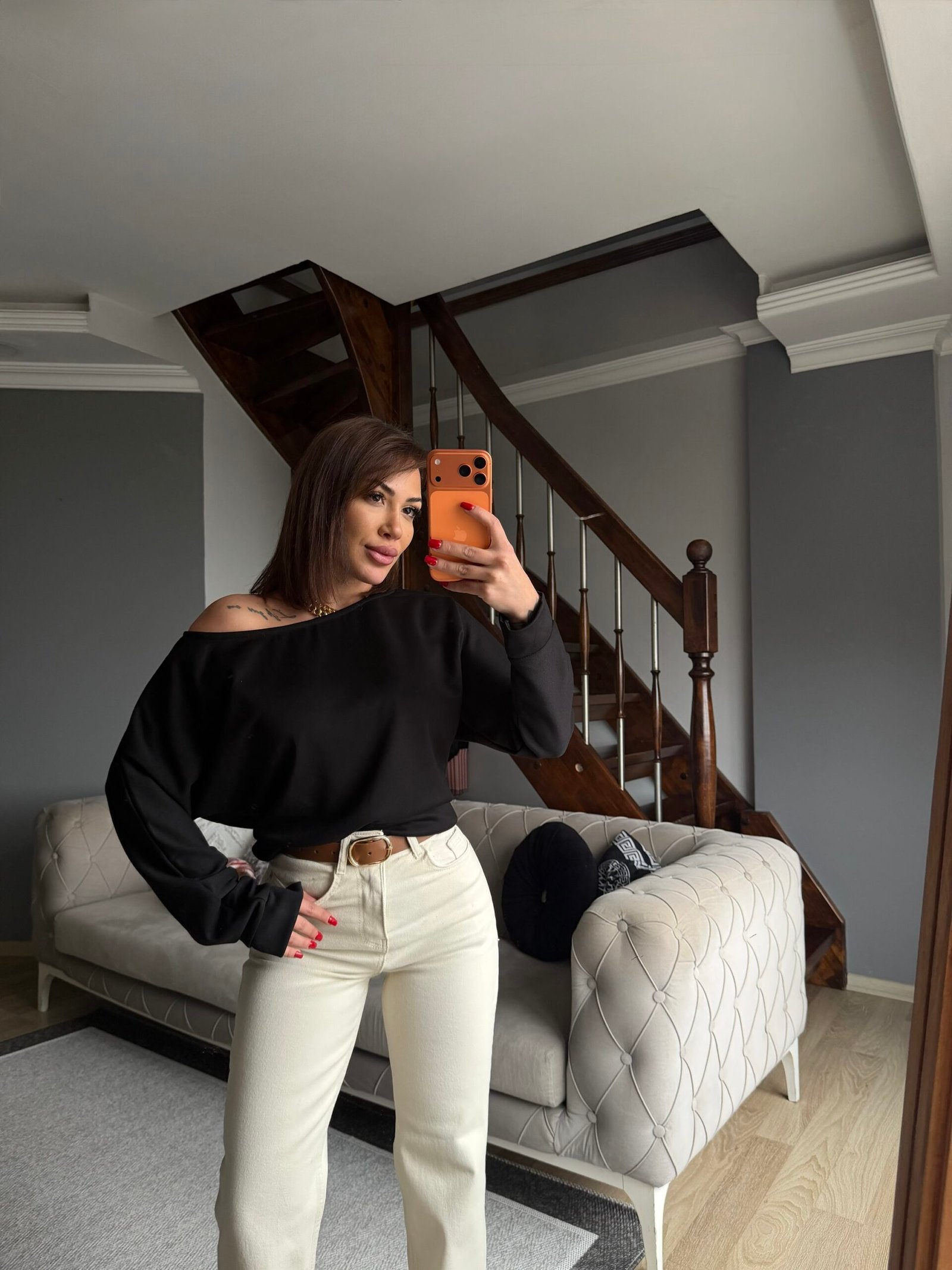 Düşük Omuz Body - Görsel 3