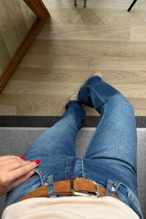 Kemerli  Orta Bel İspanyol Jean