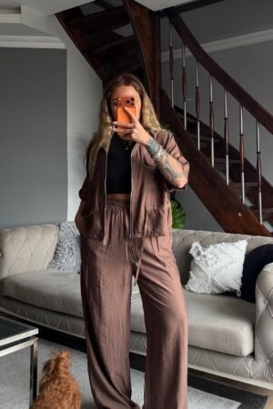 Kısa Kollu Bol Paça Takım