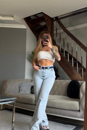 Wide leg Buz Mavisi Jean