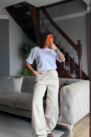 Keten Cepli Pantolon