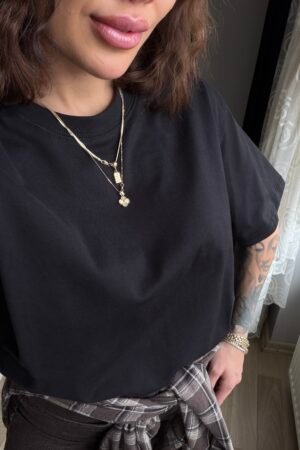 Bisiklet Yaka Tişört