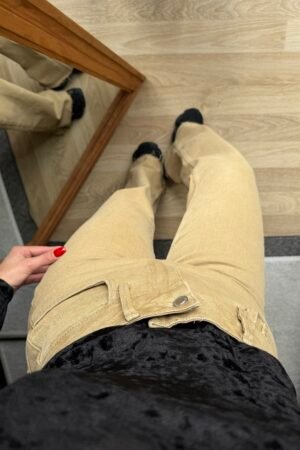 Power Likra Push up Yüksek bel Jean