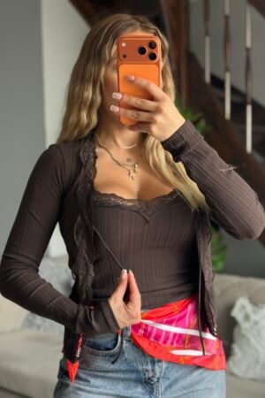 Dantelli Hırkalı Takım