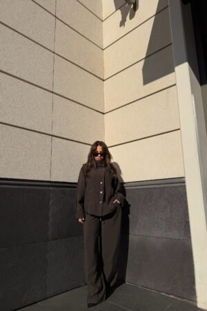 Yakalı Oversize Takım