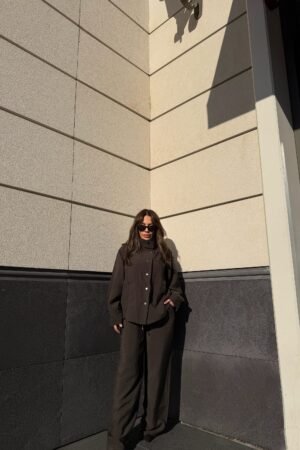 Yakalı Oversize Takım