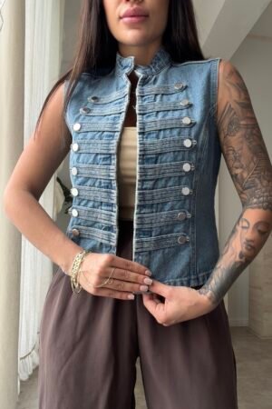 Tasarım Denim Ceket