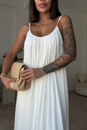 Askılı Oversize Elbise