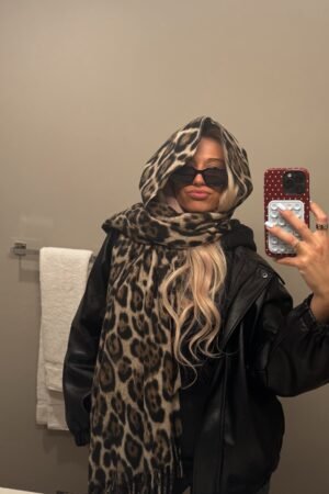 Leopar Yün  Şal